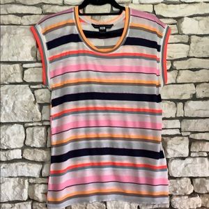 Marc by Marc Jacobs Neon Stripe Tank Top
